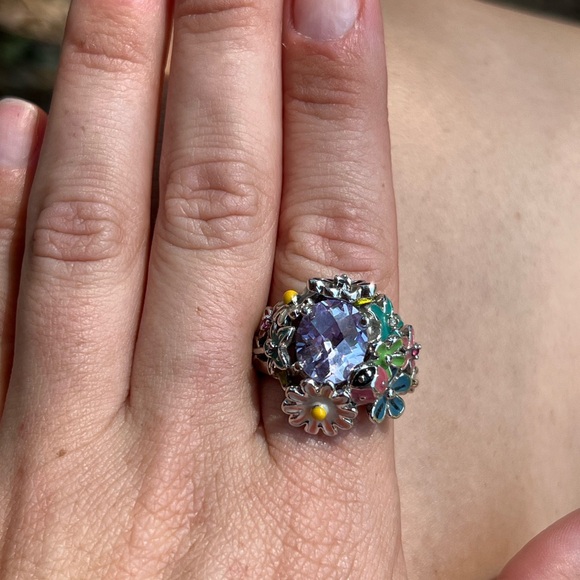 Park Lane Fairy Tale ring floral sz 10 - Picture 3 of 9